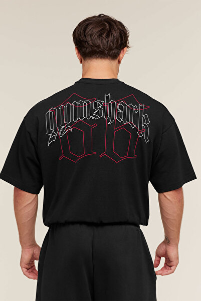 Stylovi تي شيرت رجالي بأكمام قصيرة من GymShark قصة فضفاضة d+ - قميص رياضي مري...