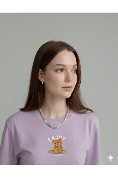 FAVORİST Enjoy Teddy Bear Women's T-Shirt