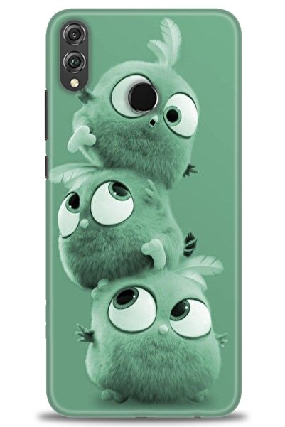 Rulet Aksesuar غطاء متوافق مع هاتف هواوي هونر 8X HD مطبوع - غطاء سيليكون بتصم...