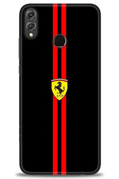 Rulet Aksesuar غطاء متوافق مع هاتف هواوي هونر 8X HD مطبوع - غطاء سيليكون مصمم...