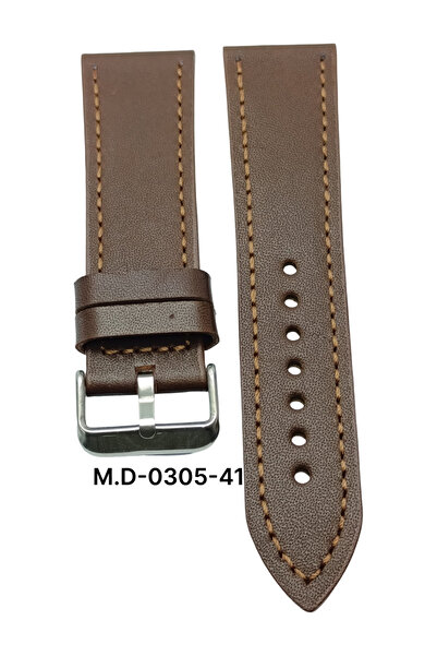 Mrv 22 MM-M.D SPOR CEVİZ DÜZ DOĞAL DİKİŞ DERİ KORDON