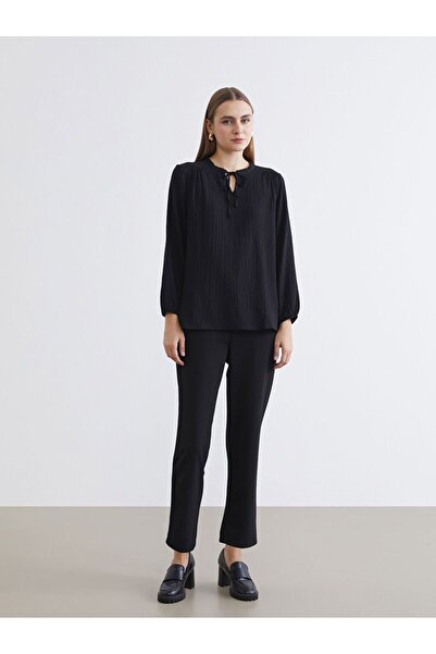 LC Waikiki Carrot Cut Women's Trousers with Elastic Waist