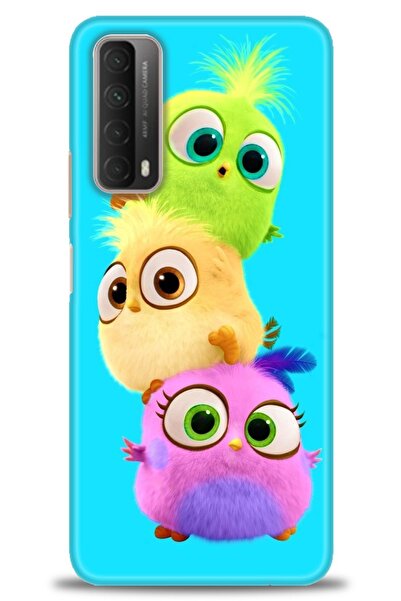 Rulet Aksesuar غطاء متوافق مع هاتف هواوي بي سمارت 2021 HD مطبوع - غطاء سيليكو...