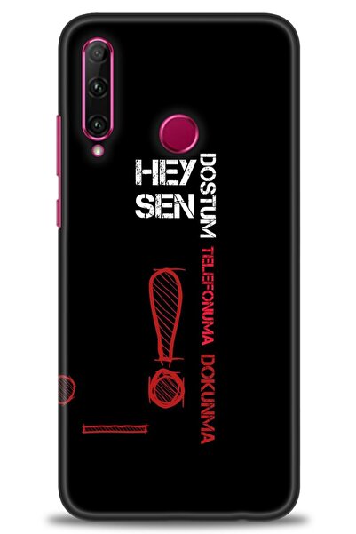 Rulet Aksesuar غطاء متوافق مع هاتف هواوي هونر 20 لايت HD مطبوع - غطاء سيليكون...