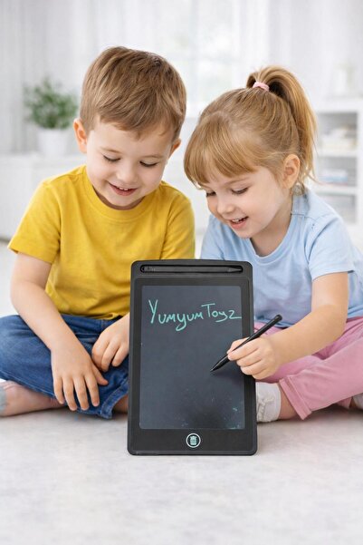 Akar Dijital Yazı Tahtası LCD Ekran Dokunmatik Kalemli Çocuklar İçin Çizim Gr...