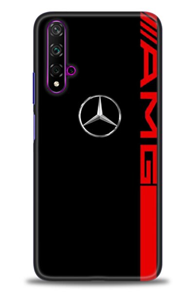 Rulet Aksesuar غطاء متوافق مع هاتف هواوي نوفا 5T HD مطبوع - غطاء سيليكون مصمم...