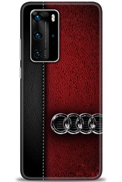 Rulet Aksesuar حافظة متوافقة مع هاتف هواوي P40 Pro HD مطبوع + واقي شاشة سيرام...