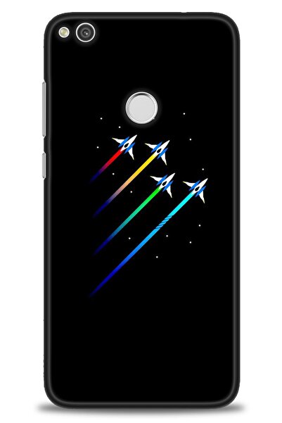 Rulet Aksesuar حافظة متوافقة مع هاتف هواوي P9 لايت 2017 HD مطبوع + واقي شاشة ...