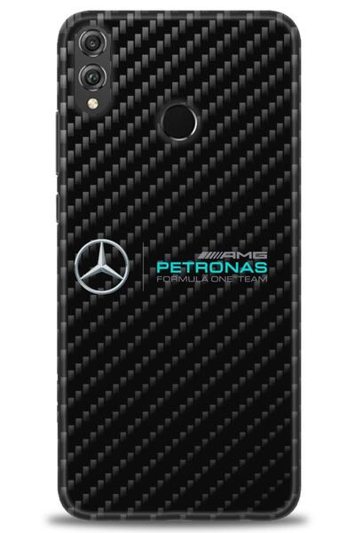 Rulet Aksesuar غطاء متوافق مع هاتف هواوي هونر 8X HD مطبوع - غطاء سيليكون مصمم...