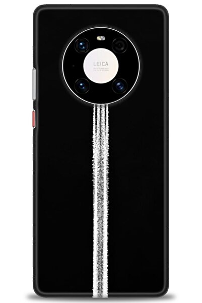 Rulet Aksesuar غطاء متوافق مع هاتف هواوي ميت 40 برو HD مطبوع - غطاء سيليكون م...