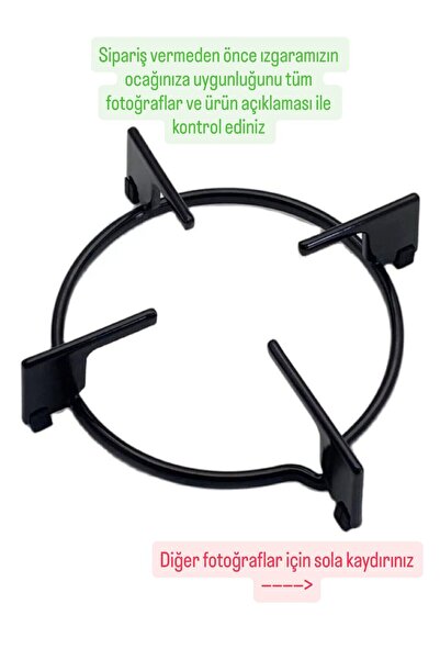 Becenhouse 1 adet Bosch Vestel Uyumlu Emayeli Cam Ocak Izgarası (ÇEMBER ÇAPI ...