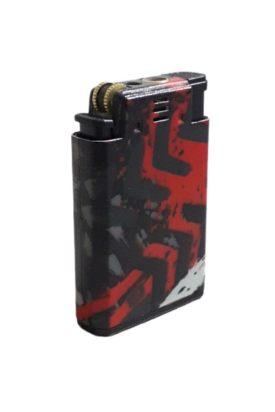 Hunter Kamuflajlı Metalik Çift Taraflı Gazlı Çakmak | Pürmüz + Normal Alev | ...