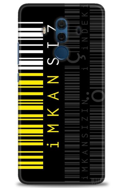 Rulet Aksesuar غطاء متوافق مع هاتف هواوي ميت 10 برو HD مطبوع - غطاء سيليكون م...