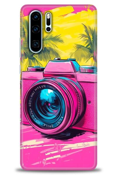 Rulet Aksesuar غطاء متوافق مع هاتف هواوي P30 Pro HD مطبوع - غطاء سيليكون بتصم...