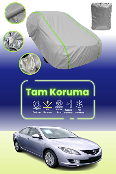Dokaca Neo غطاء حماية للسيارة من القماش الرمادي اللامع قماش مجدّل مازدا 6 2 س...