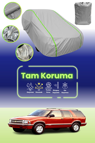 Dokaca Neo غطاء حماية للسيارة باللون الرمادي النيون قماش مجدّل شيفروليه بليزر ذو 5 أبواب 1995 - 2005 متوافق مع غطاء حماية السيارة