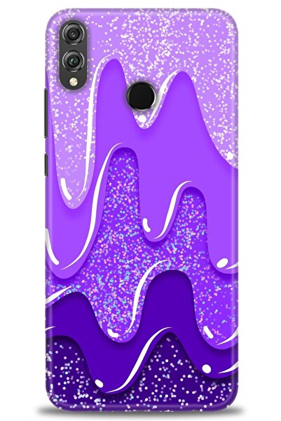 Rulet Aksesuar غطاء متوافق مع هاتف هواوي هونر 8X HD مطبوع - غطاء سيليكون مصمم...