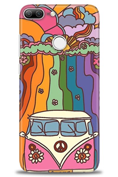 Rulet Aksesuar غطاء متوافق مع هاتف هواوي هونر 9 لايت HD مطبوع - غطاء سيليكون ...