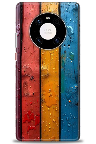 Rulet Aksesuar غطاء متوافق مع هاتف هواوي ميت 40 برو HD مطبوع - غطاء سيليكون م...