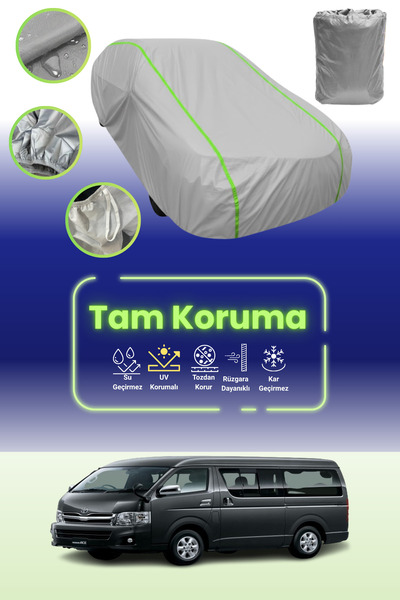 Dokaca Neo غطاء حماية للسيارة من القماش الرمادي النيون قماش مجدّل متوافق مع ت...