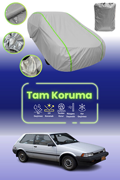 Dokaca Neo غطاء حماية للسيارة باللون الرمادي النيون قماش مجدّل تويوتا كورولا ...