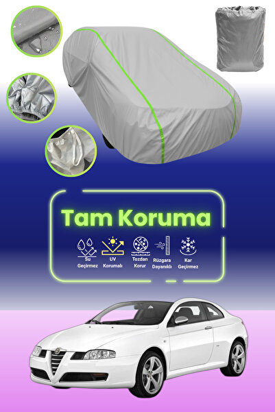 Dokaca Neo غطاء حماية للسيارة من القماش الرمادي النيون قماش مجدّل ألفا روميو ...