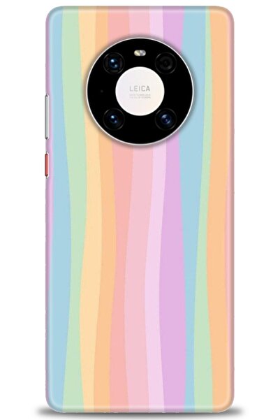 Rulet Aksesuar غطاء متوافق مع هاتف هواوي ميت 40 برو HD مطبوع - غطاء سيليكون م...