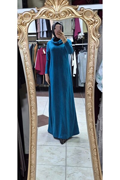 Mintaş Casual Turtleneck Steel Dress