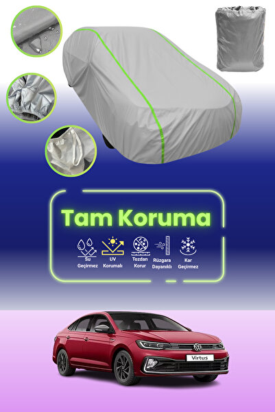 Dokaca Neo غطاء حماية للسيارة من القماش الرمادي النيون قماش مجدّل متوافق مع س...