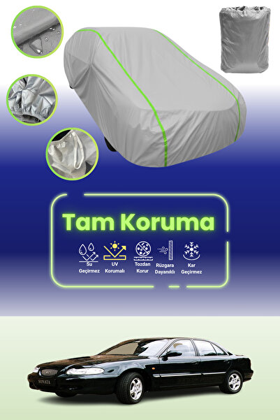 Dokaca Neo غطاء حماية للسيارة من القماش الرمادي اللامع قماش مجدّل متوافق مع س...