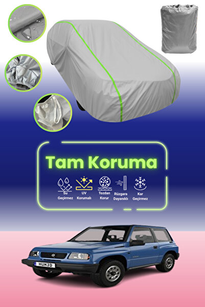 Dokaca Neo غطاء حماية للسيارة باللون الرمادي النيون قماش مجدّل سوزوكي فيتارا ...