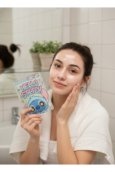 burjalmodah Hello Stitch Face Mask | Deep Hydration and Instant Radiance (2 pieces)