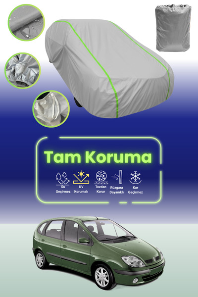 Dokaca Neo غطاء حماية للسيارة من القماش الرمادي النيون قماش مجدّل متوافق مع س...