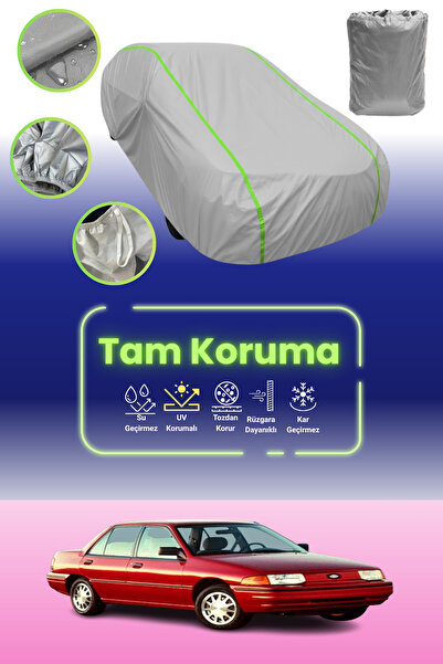 Dokaca Neo غطاء حماية للسيارة باللون الرمادي النيون قماش مجدّل فورد إسكورت 5 ...