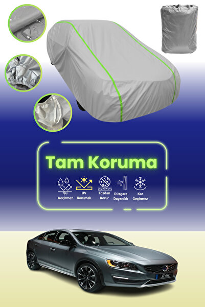 Dokaca Neo غطاء حماية للسيارة باللون الرمادي النيون قماش مجدّل متوافق مع سيار...