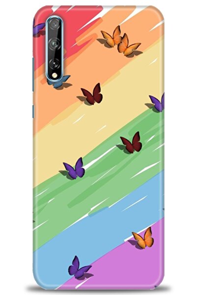 Rulet Aksesuar غطاء متوافق مع هاتف هواوي بي سمارت اس اتش دي مطبوع - غطاء سيلي...