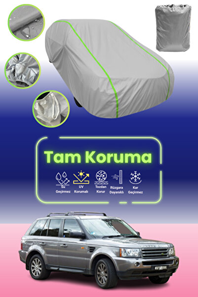 Dokaca Neo غطاء حماية للسيارة متوافق مع رينج روفر سبورت قماش مجدّل باللون الرمادي النيون