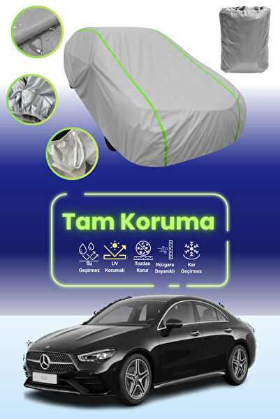 Dokaca Neo غطاء حماية للسيارة باللون الرمادي النيون قماش مجدّل مرسيدس Cla كوب...