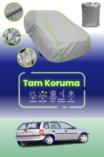 Dokaca Neo غطاء حماية للسيارة باللون الرمادي النيون قماش مجدّل أوبيل كورسا 5 ...