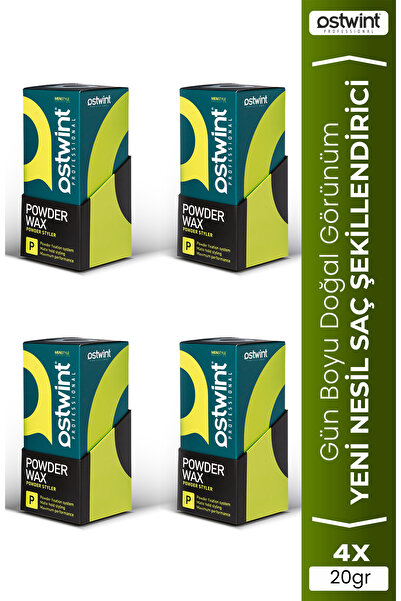 Ostwint Saç Şekillendirici Pudra Yeşil 20 Gr X 4 Adet