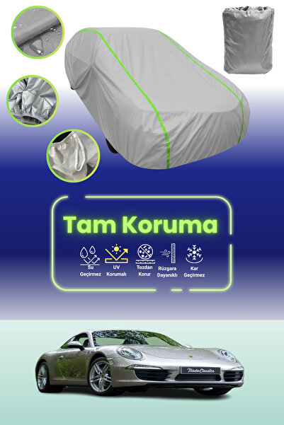 Dokaca Neo غطاء حماية للسيارة باللون الرمادي النيون قماش مجدّل لسيارة بورش 91...