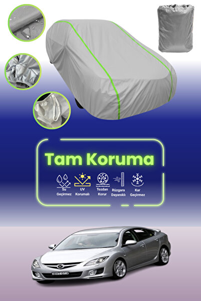 Dokaca Neo غطاء حماية للسيارة باللون الرمادي النيون قماش مجدّل مازدا 6/اتينزا...