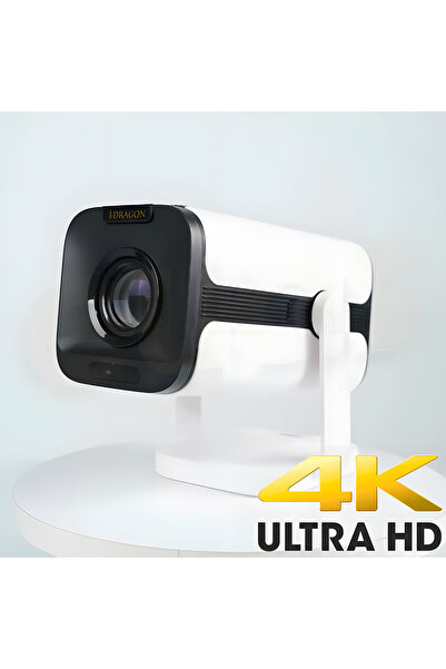 idragon DR-800 Android 12 Akıllı Projektör | Full HD 1080P, 380 ANSI Lümen, 5...