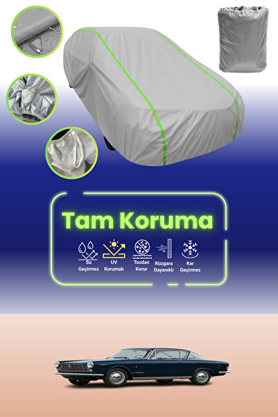 Dokaca Neo غطاء حماية للسيارة باللون الرمادي النيون قماش مجدّل فيات 2300 إس ك...