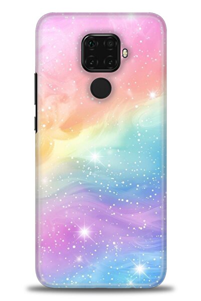 Rulet Aksesuar غطاء متوافق مع هاتف هواوي ميت 30 لايت HD مطبوع - غطاء سيليكون ...