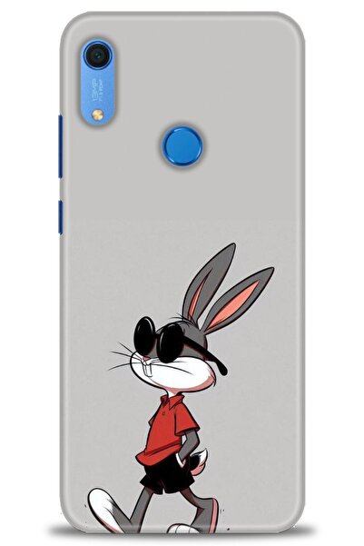 Rulet Aksesuar غطاء متوافق مع هاتف هواوي Y6S HD مطبوع - غطاء سيليكون بتصميم -...