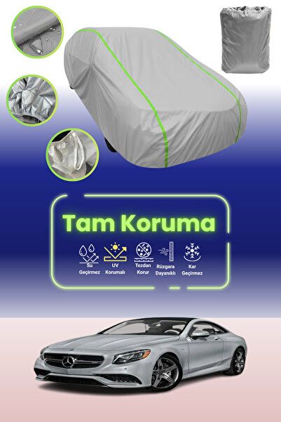 Dokaca Neo غطاء حماية للسيارة باللون الرمادي النيون قماش مجدّل مرسيدس S 63 Am...