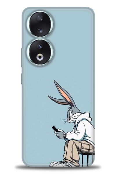 Rulet Aksesuar غطاء متوافق مع هاتف هواوي هونر مطبوع HD - غطاء سيليكون مصمم - 410