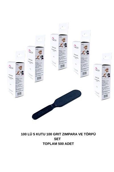 Maklora 500 Pieces Heel Rubber Brush and Rubber Brush Set