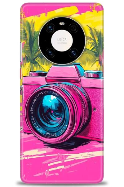 Rulet Aksesuar غطاء متوافق مع هاتف هواوي ميت 40 برو HD مطبوع - غطاء سيليكون م...